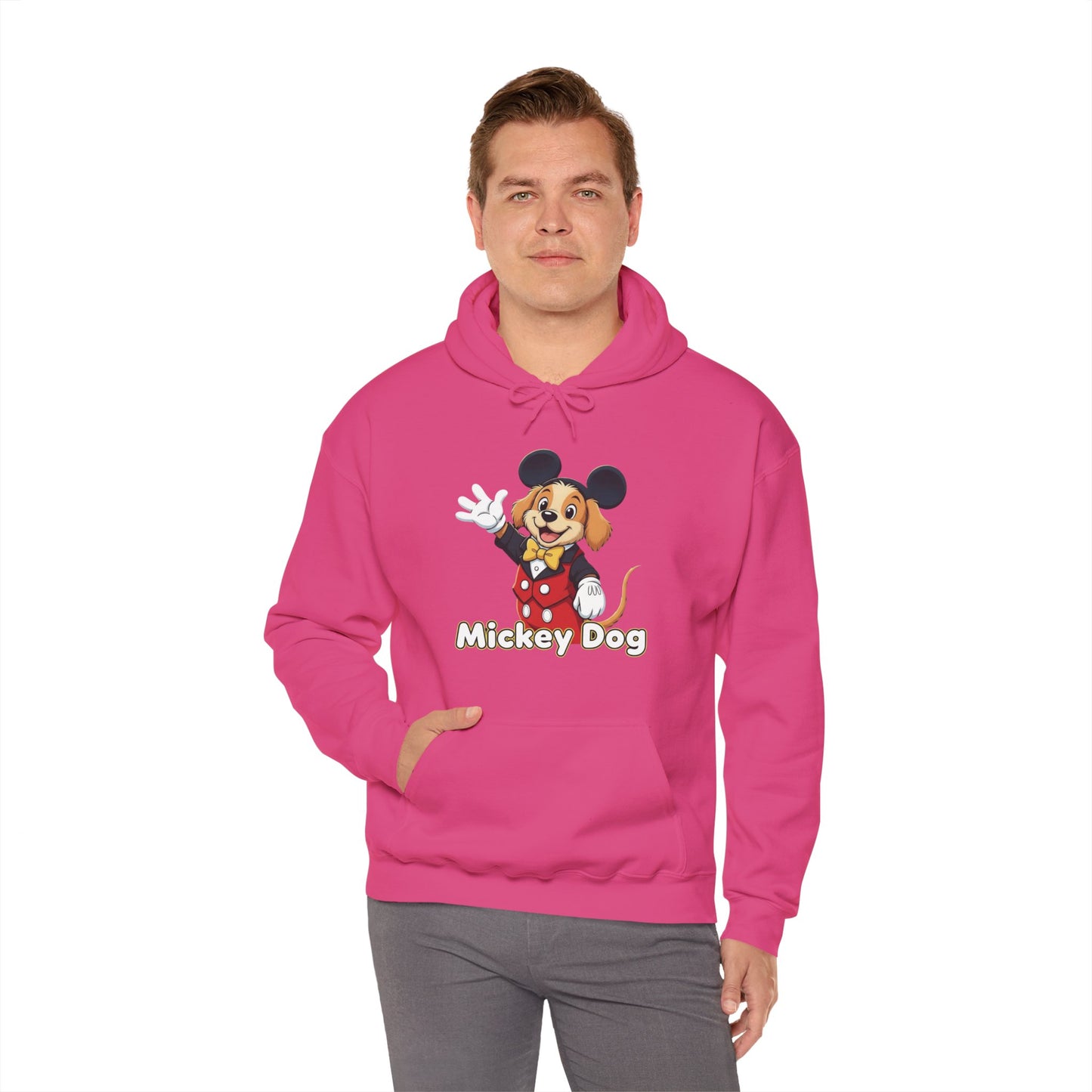 Dog cosplay Mickey Mouse Funny Design Unisex Hoodie style 1