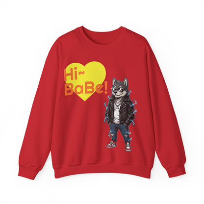 Cool Dog Unisex Heavy Blend Crewneck Sweatshirt style 3