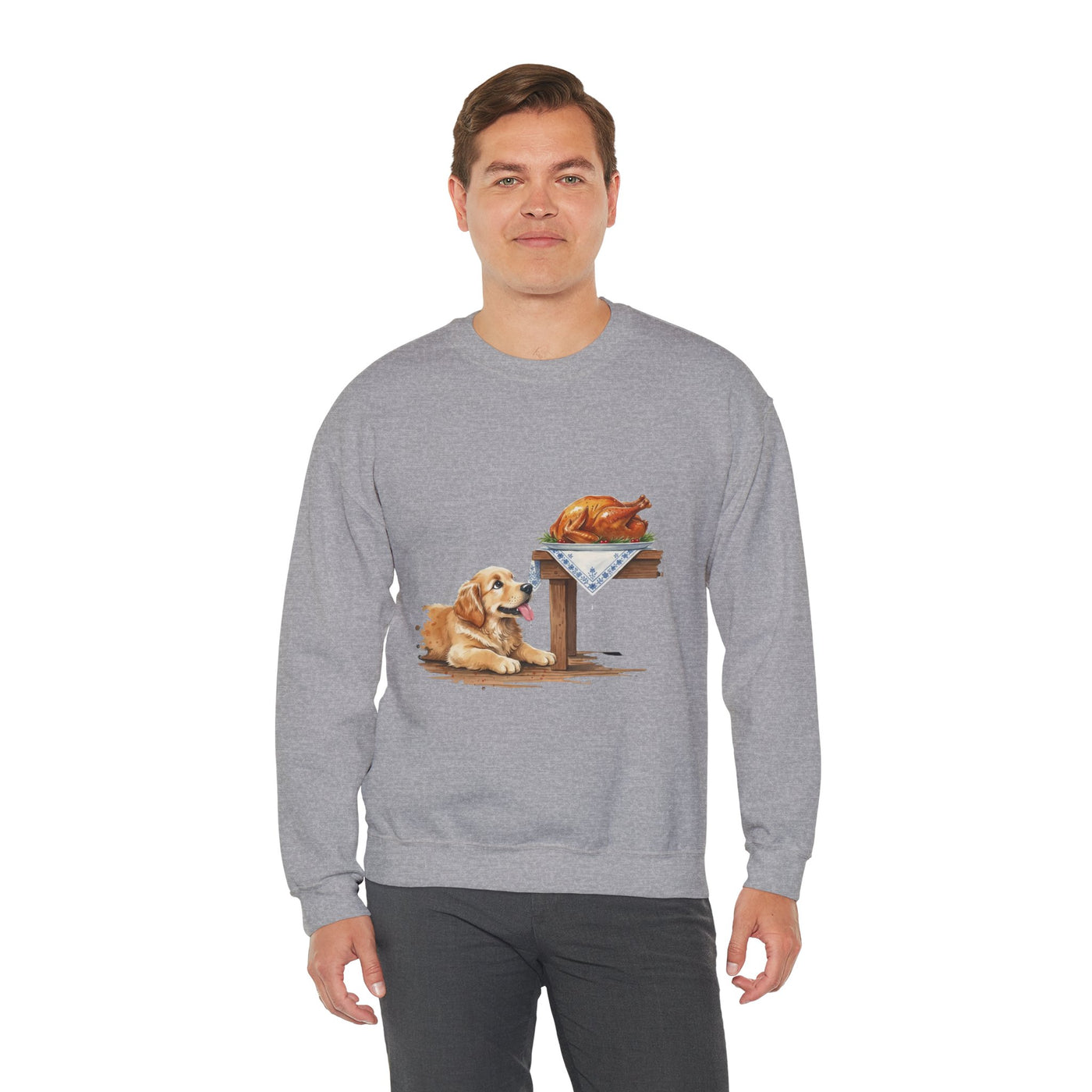 Watercolor painting style 5 Men & Women Cute Cat Pile Crewneck Sweatshirt