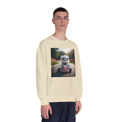 Go Kart Cat Unisex NuBlend Crewneck Sweatshirt style 1