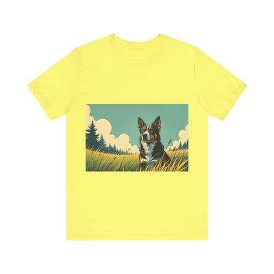Adorable Dog comic style 3 Unisex Soft Tee| Cute Dog Lover's Shirt, Animal Graphic T-Shirt, Pet Themed Gift, Casual Wear