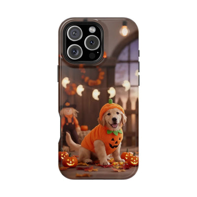 Halloween cute puppy photo style 2 Magnetic Impact-Resistant Phone Case, Cute Dog Design, Pet Owner Gift, Animal Lover Accessory, Birthday Gift for Dog Lovers