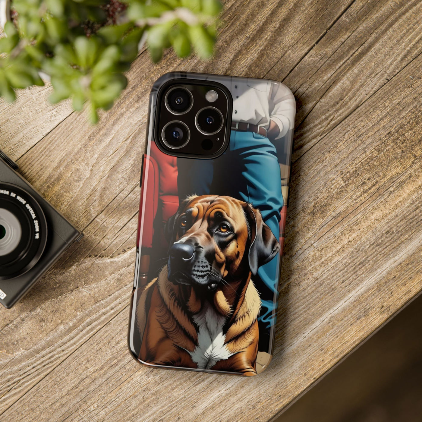 Dog on the floor - Tough Phone Case for Apple iPhone & Samsung Galaxy, Cute Pet Accessories, Gift for Cat Lovers