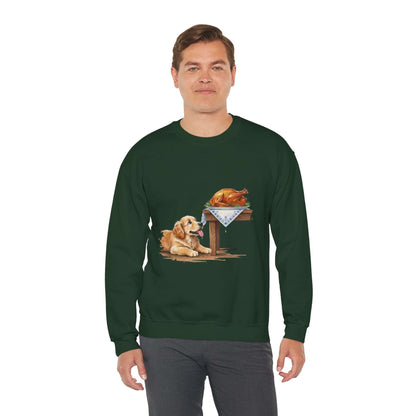 Watercolor Dog painting Unisex Crewneck Sweatshirt style 2
