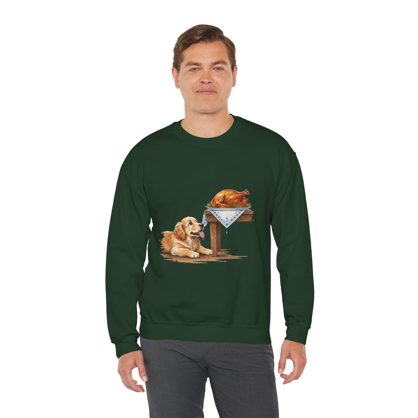 Watercolor painting style 5 Men & Women Cute Cat Pile Crewneck Sweatshirt