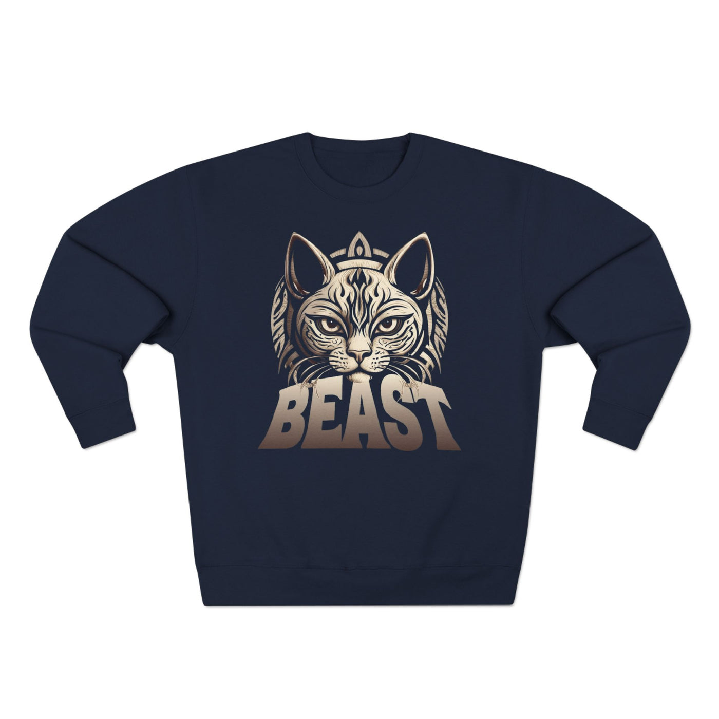 "Beast" Cat Lover style 3 Unisex Crewneck Sweatshirt