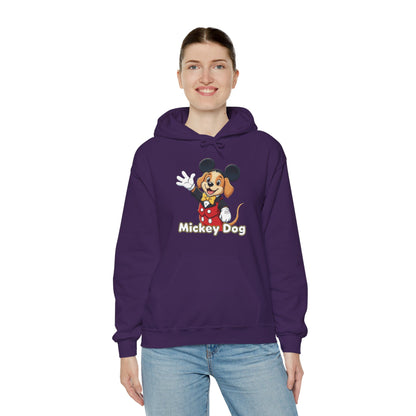 Dog cosplay Mickey Mouse Funny Design Unisex Hoodie style 1