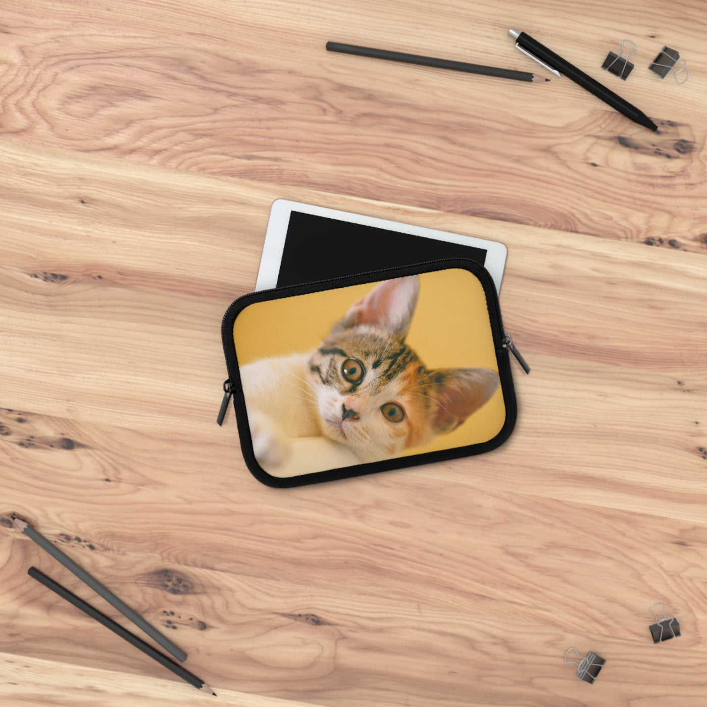 Cute Cat style 1 Laptop Sleeve, Pet Lover Gift, Stylish Computer Case, Birthday Present, Fun Travel Accessory