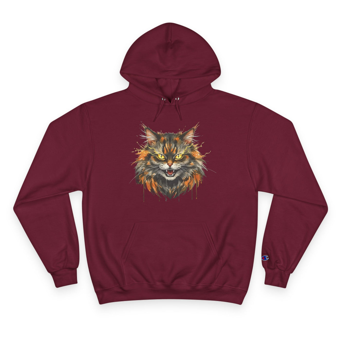 Mad Cat style 1 Men and Women Champion Hoodie