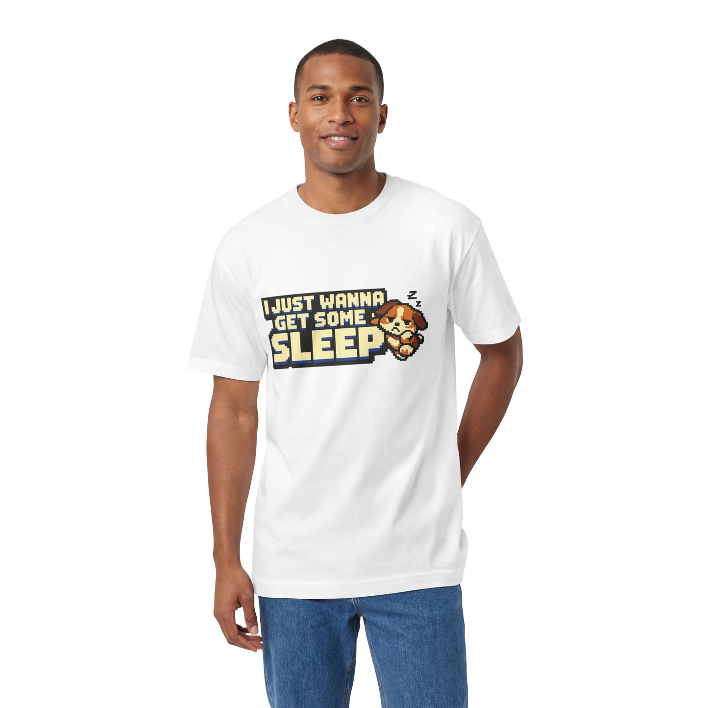 I Just Wanna Get Some Sleep Cute Sleeping Puppy Graphic T‑Shirt
