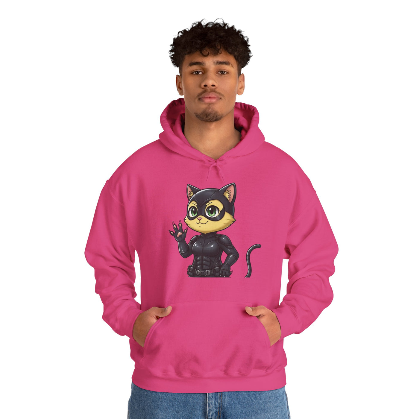 Cat cosplay Cat Woman style 2 Unisex Hoodie - Fun & Playful Design