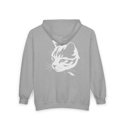 Cat Lover style 1 Unisex Full Zip Hoodie - Cozy, Customizable Sweatshirt Perfect for Gifting, Casual Wear, Fall/Winter Essentials, Lounge
