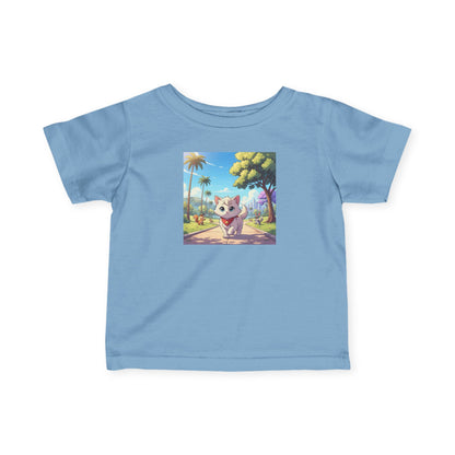 Cute Kitten Infant Baby Fine Jersey T-Shirt style 4
