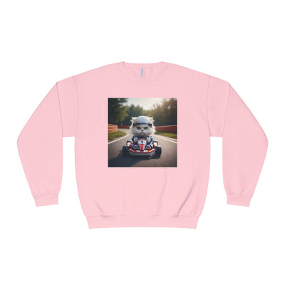 Go Kart Cat style 1 Unisex NuBlend® Crewneck Sweatshirt