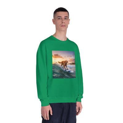 Surfing Dog style 1 Unisex NuBlend® Crewneck Sweatshirt