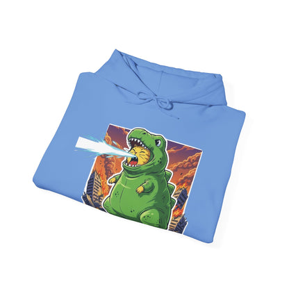 Cat cosplay Godzilla Funny Design Unisex Hoodie style 3