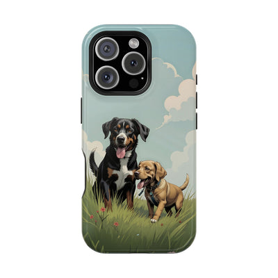 Dog Lovers' Magnetic Impact-Resistant Phone Case comic style 4, Cute Dog Design, Pet Owner Gift, Animal Lover Accessory, Birthday Gift for Dog Lovers