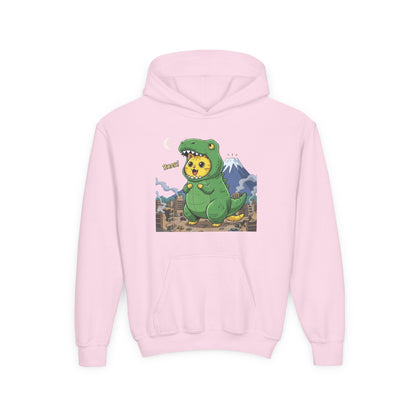 Cat cosplay Godzilla Unisex Kids Hoodie style 1