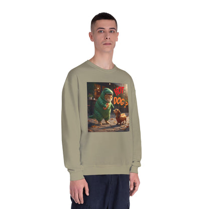 Tyrannosaurus Cat & Hot Dog Unisex NuBlend Sweatshirt