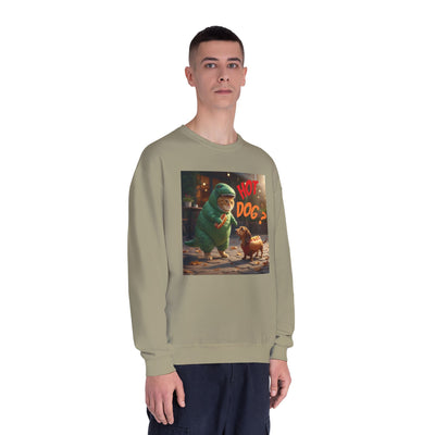 Tyrannosaurus Cat & Hot Dog Unisex NuBlend® Crewneck Sweatshirt