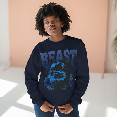 "Beast" Cat Lover style 1 Unisex Crewneck Sweatshirt