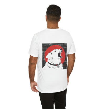 Dog Lover's Unisex Short Sleeve Tee Dog Head style | Pet Enthusiast Shirt, Gift for Dog Lovers, Animal Lovers Apparel, Casual Wear, Fun Dog Graphic T-Shirt