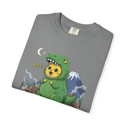 Cat cosplay Godzilla Funny Design Unisex T-Shirt style 1