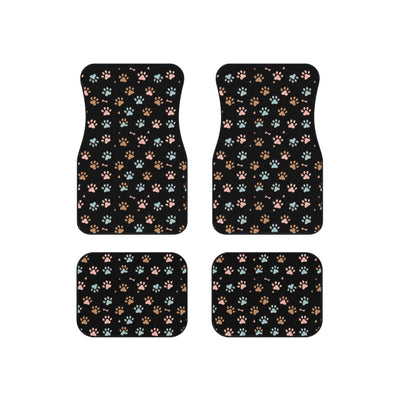 Dog Paw pattern Car Mats (Set of 4)