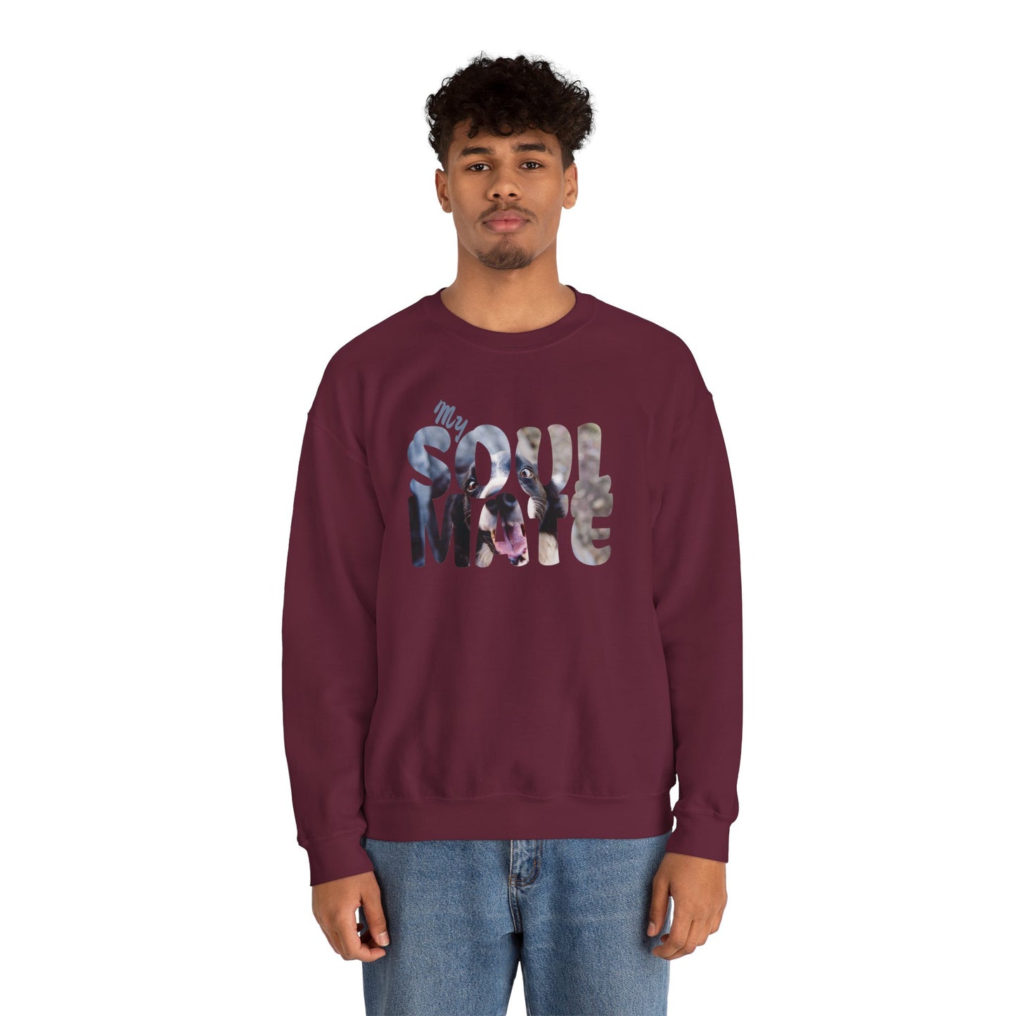 Dog My Soulmate Unisex Crewneck Sweatshirt
