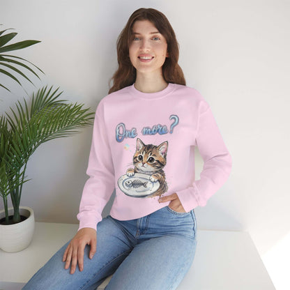 Watercolor Cat painting Unisex Crewneck Sweatshirt style 3