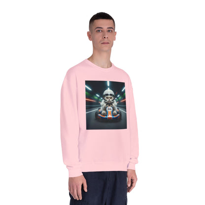 Go Kart Cat Unisex NuBlend Crewneck Sweatshirt style 2