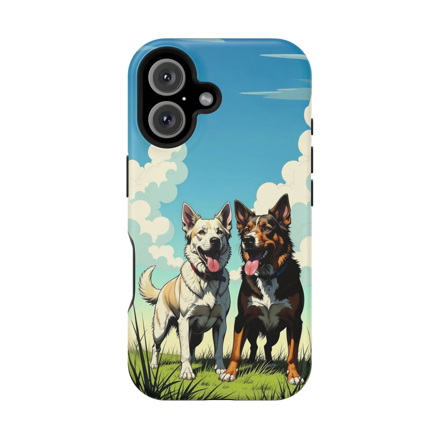 Dog Lovers' Magnetic Impact-Resistant Phone Case comic style 1, Cute Dog Design, Pet Owner Gift, Animal Lover Accessory, Birthday Gift for Dog Lovers