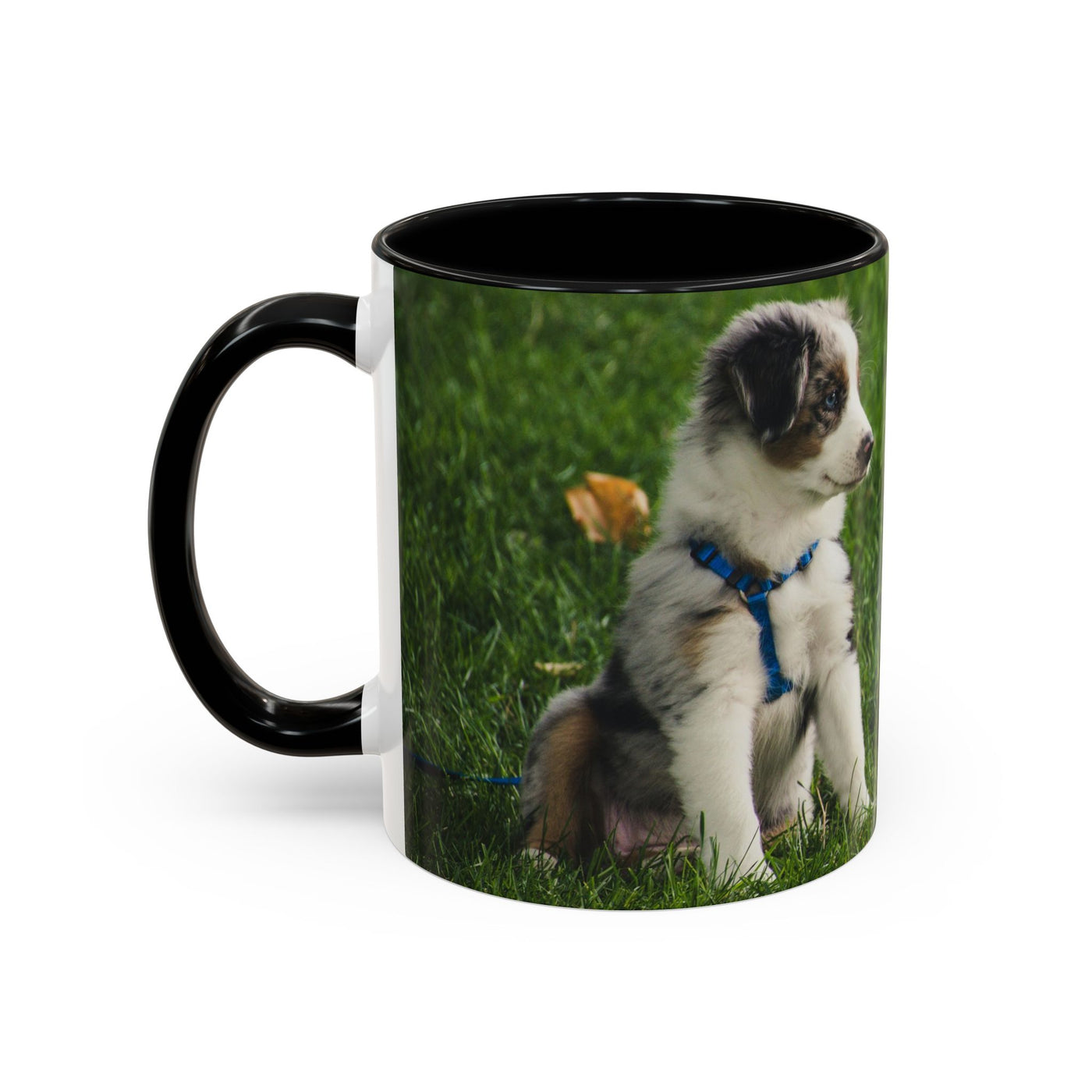 Dog Print Accent Coffee Mug - Dog Lover Gift, Cute Pet Mug, Animal Print Cup, Coffee Tea Mug, Unique Dog Themed Gift