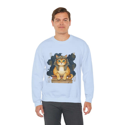 Watercolor Cat painting Unisex Crewneck Sweatshirt style 4