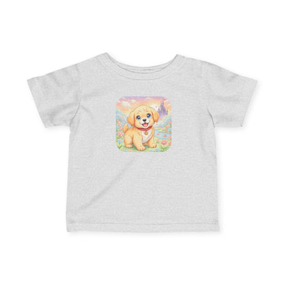 Cute Puppy Infant Baby Fine Jersey T-Shirt style 2