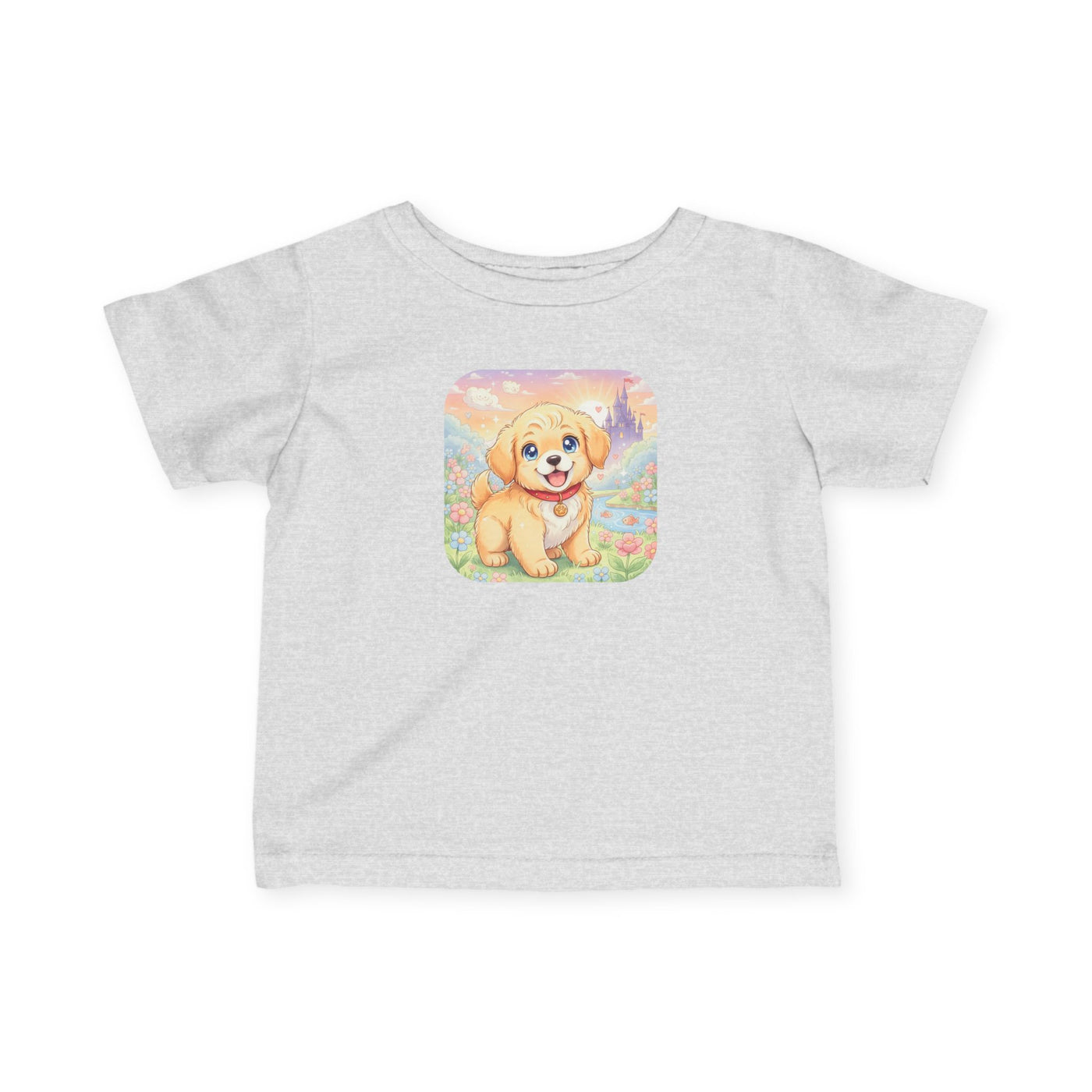Cute Puppy style 2 Infant Tee, Baby T-Shirt, Dog Lover Gift, Toddler Top, Kids Apparel, Animal Print Shirt