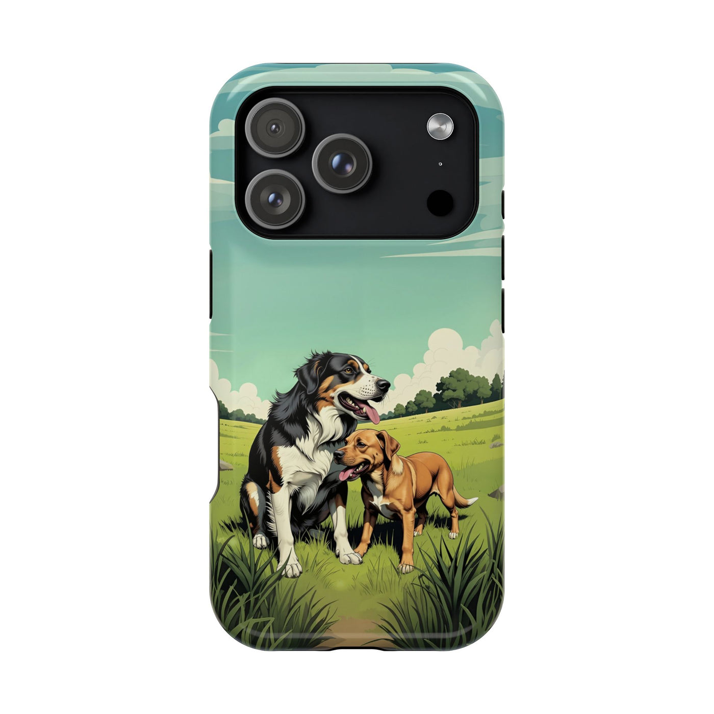 Dog Lovers' Magnetic Impact-Resistant Phone Case comic style 3, Cute Dog Design, Pet Owner Gift, Animal Lover Accessory, Birthday Gift for Dog Lovers