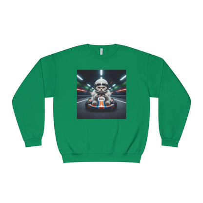 Go Kart Cat Unisex NuBlend Crewneck Sweatshirt style 2