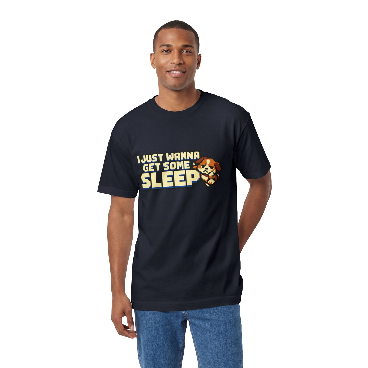 I Just Wanna Get Some Sleep Cute Sleeping Puppy Graphic T‑Shirt