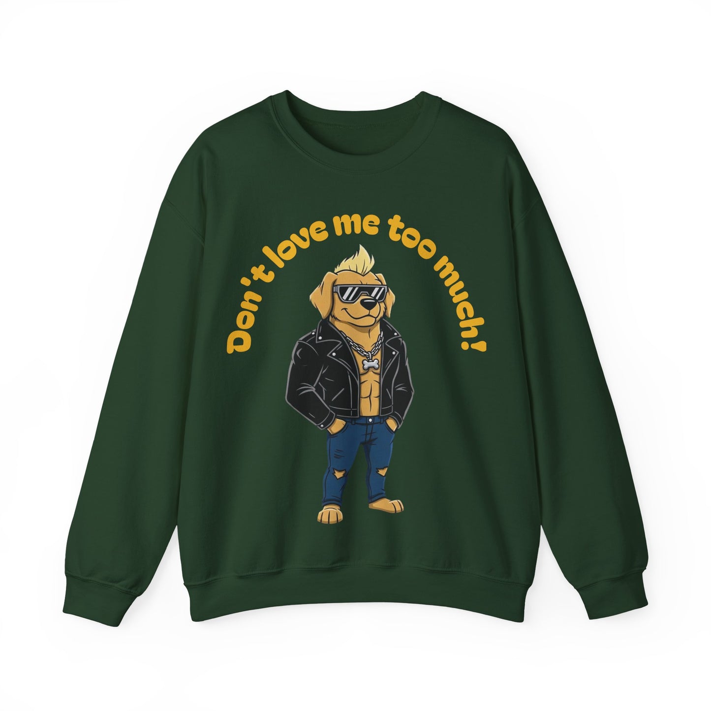 Cool Dog Unisex Heavy Blend Crewneck Sweatshirt style 2