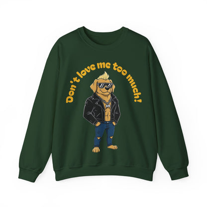 Cool Dog Unisex Heavy Blend Crewneck Sweatshirt style 2