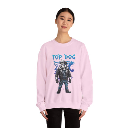 Cool Dog Unisex Heavy Blend Crewneck Sweatshirt style 1