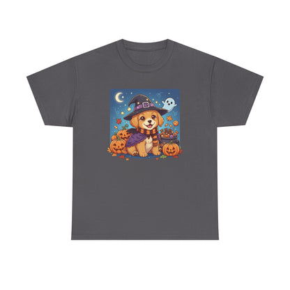 Halloween cute puppy anime style 2 Unisex Tee - Cute Dog T-Shirt for Pet Lovers, Dog Owners, Sports Enthusiasts, Gifts for Animal Lovers, Casual Everyday Wear