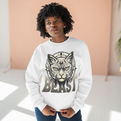 "Beast" Cat Lover style 2 Unisex Crewneck Sweatshirt