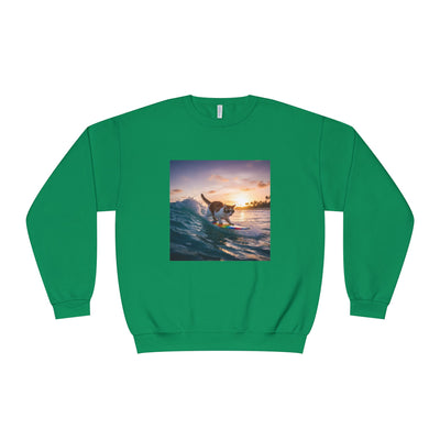 Surfing Cat style 2 Unisex NuBlend® Crewneck Sweatshirt