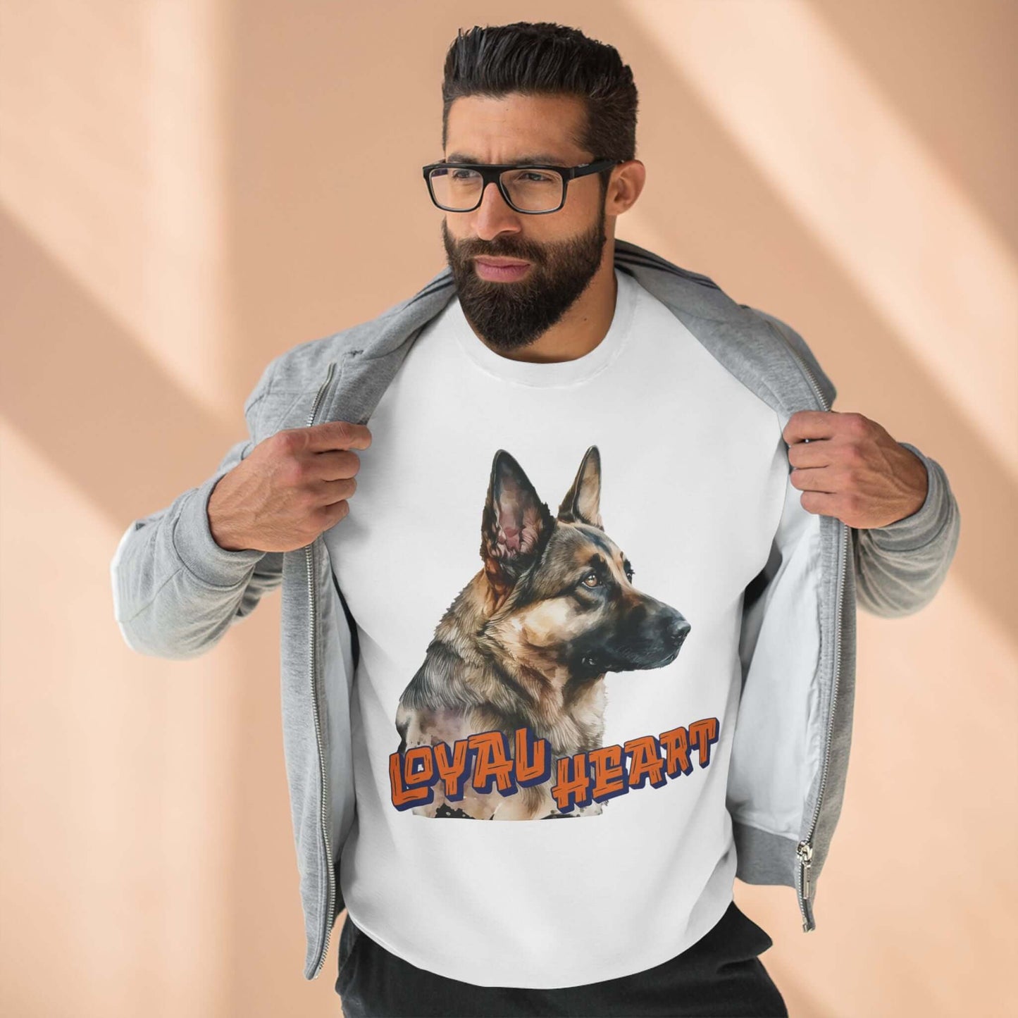 Loyal Heart Dog Lover Unisex Crewneck Sweatshirt style 2
