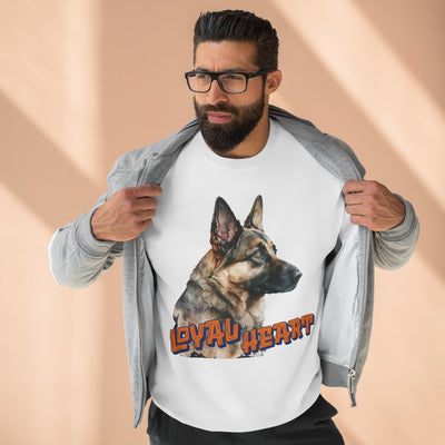 "Loyal Heart" Dog Lover style 2 Unisex Crewneck Sweatshirt