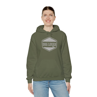 Dog Lover plus Slogan on Back Unisex Pullover Hoodie