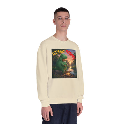 Crocodile Cat Fishing Unisex NuBlend Sweatshirt style 3