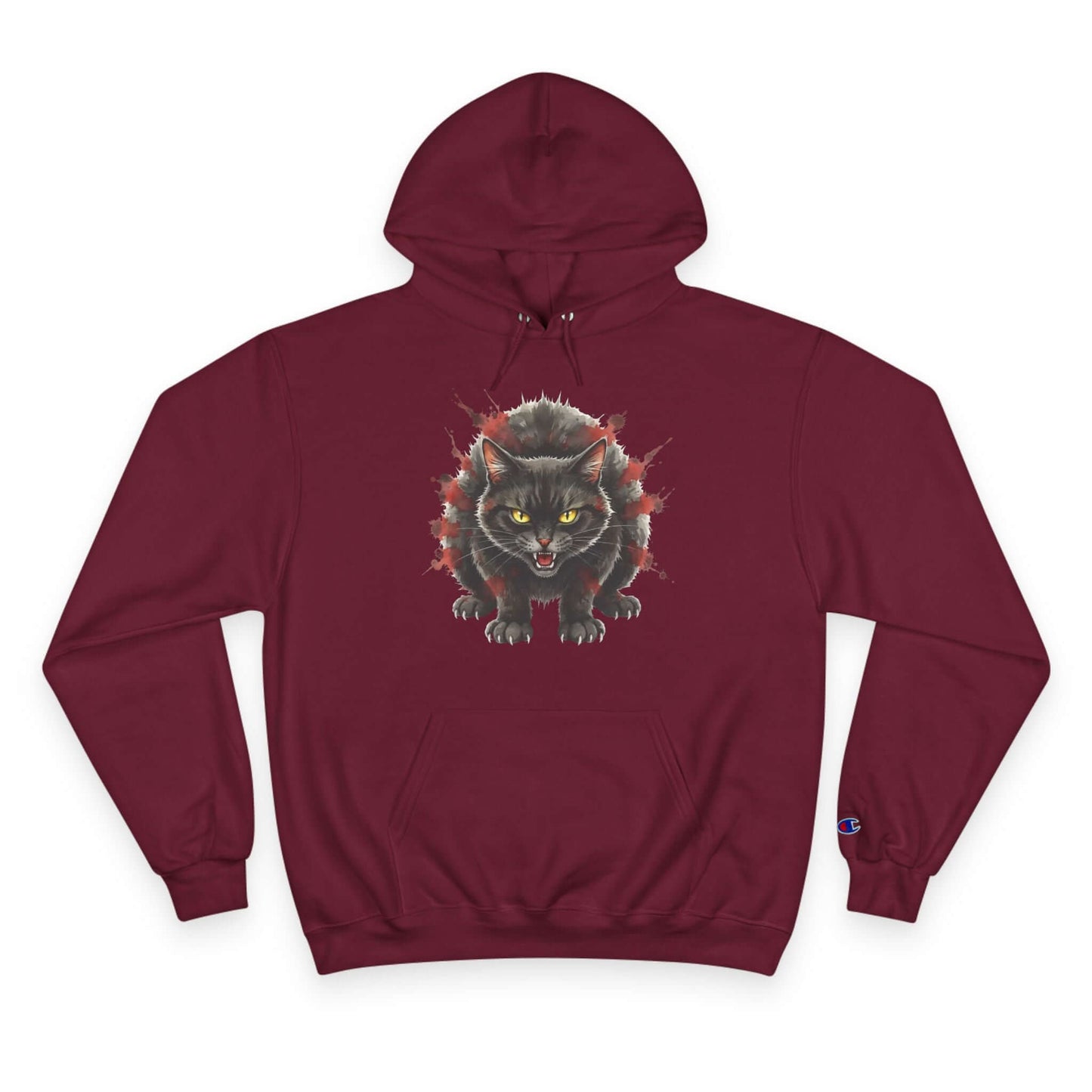 Mad Cat Men and Women Champion Hoodie style 3